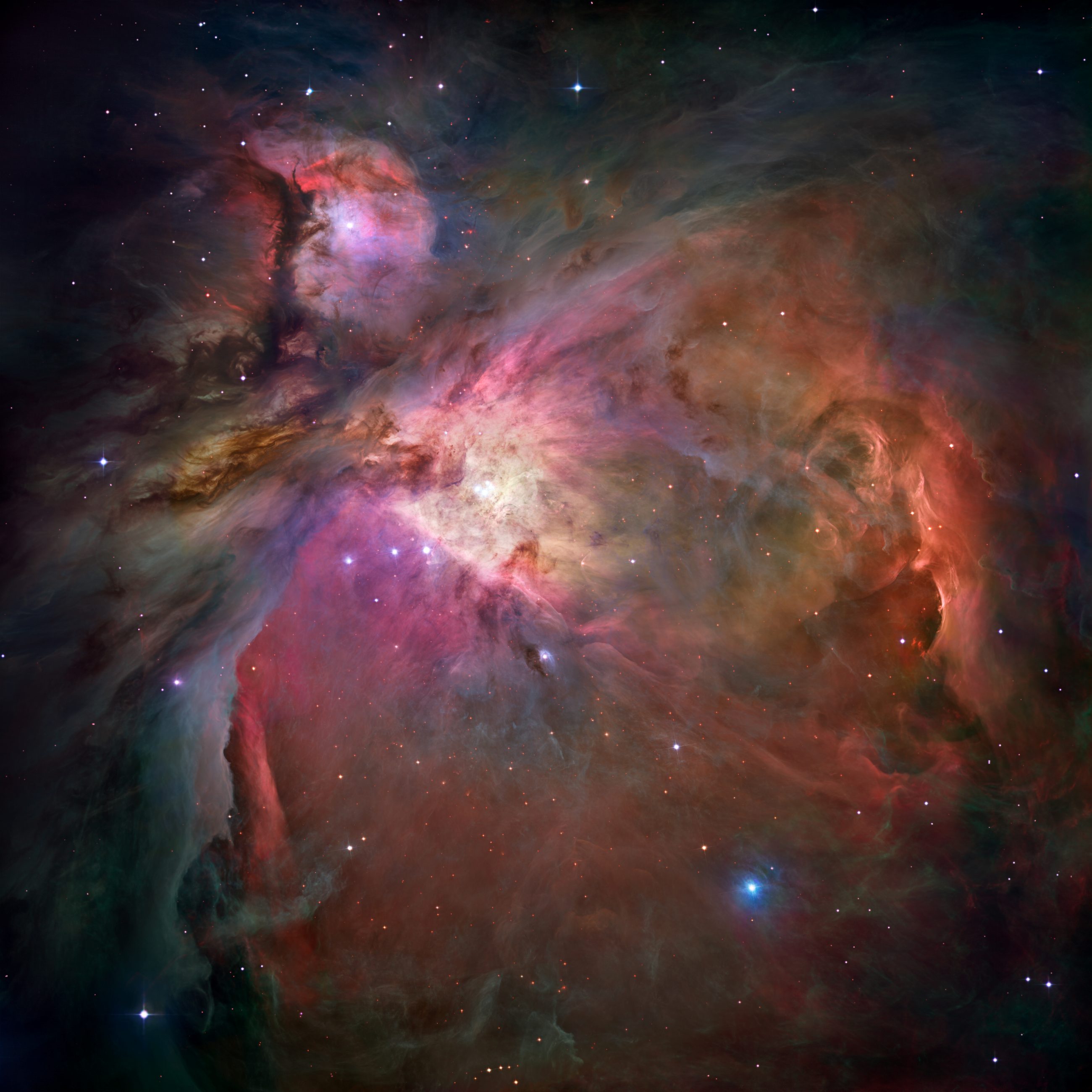 The Orion Nebula, M42, a stellar nursery